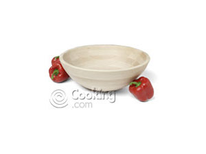 Maple Salad Bowl (12-in.), Salad Bowl, Walnut, Bowl, Stainless Steel Spinning Salad Bowl,