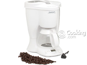 White Automatic Grind and Brew Coffee Maker (10-c.)