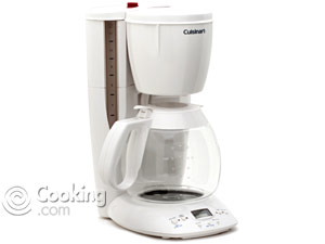 White Automatic Coffee Maker