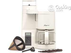 White CoffeeTeam Plus Coffee Maker (10-c.)