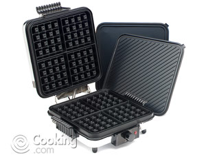 Chrome Belgian Waffler and Multi Baker 