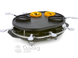 Black Oval Raclette with Grill