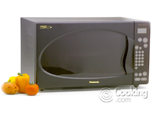 Black Luxury Full-size Microwave Oven by Panasonic