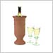 Drinkware Sets 3-pc. Wine Cooler and Glasses Set: Terracotta
