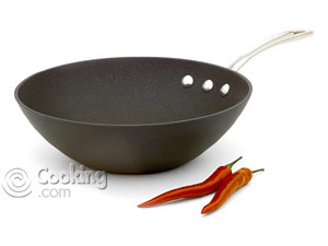 Nonstick Flat Bottom Wok (12-in.)