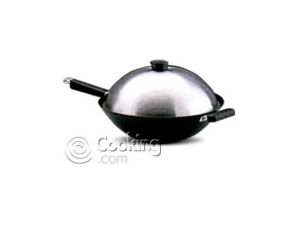 Nonstick Flat Bottom Wok with Lid (14 inch)